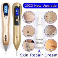 ZZOOI 2023 Laser Mole Removal Pen Set Wart Plasma Remover Tool Repair Skin Care Pore Corn Freckle Dark Tag Nevus Sweep Age Spot Tattoo