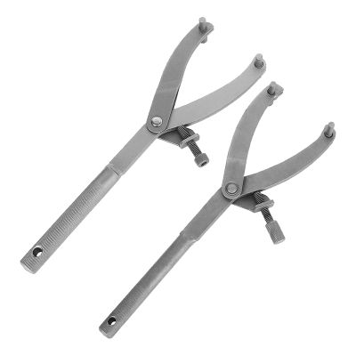 Spanner Wrench, Clutch Wrench for Removal, Adjustable Wrench Holder Hub Flywheel Sprocket Wrench Set Removal Tools(2PCS)