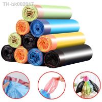 ❍✲ 30/15PCS 15PCS/Roll Household Garbage Bag With Drawstring Disposable Kitchen Supplies Bathroom Portable Cleaning Big Plastic Bag