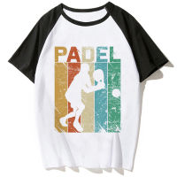 Padel เสื้อยืด Y2K ผู้หญิงเสื้อยืดเด็กผู้หญิงฮาราจูกุการ์ตูนอนิเมะ