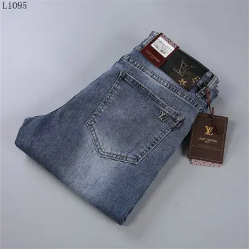 Louis Vuitton Regular Denim Pants BLACK. Size 29