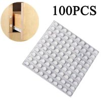 Strong Self-Adhesive Clear Door Stopper Rubber Damper Buffer Cabinet Bumpers Furniture Dots Cushion Protective Mats Tiny Bumper Decorative Door Stops