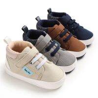 KIDSUN Baby Shoes Newborn Toddler Infant Girl Boy Outdoor Snakers Cotton Sole Non-slip Hook Loop First Walkers Crib