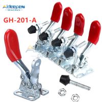 4Pcs GH-201A Horizontal Atur Klem Cepat Rilis Toggle Klem Set 27KG Vertikal Toggle Clamp Klip Alat