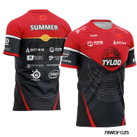 2023 New Customized TYLOO Tianlu team uniform CSGO can customize ID eggplant clothes major gaming suit CAC Asia 2023 T-shirt Summer Fashion T-shirt