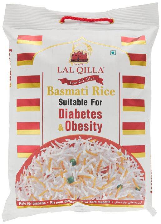 Lal Qilla Low G.I Basmati Rice Suitable for Diabetes & Obesity 5kg