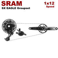 SRAM SX EAGLE Groupset 1X12 Speed MTB SX Crankset ทริกเกอร์ Shifter โซ่ตัวเปลี่ยนเกียร์หลังพร้อม DUB ล่าง SX 1210เทปคาสเซ็ต11-50T ชุดจักรยานอะไหล่จักรยาน