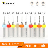 10ชิ้นเซ็ต0.5-1.4มิลลิเมตรขนาดเล็ก PCB เจาะบิตทังสเตนเหล็กการฝึกซ้อมสำหรับแผงวงจรพิมพ์ CNC เครื่องมือเจาะโลหะ3.175มิลลิเมตรก้าน