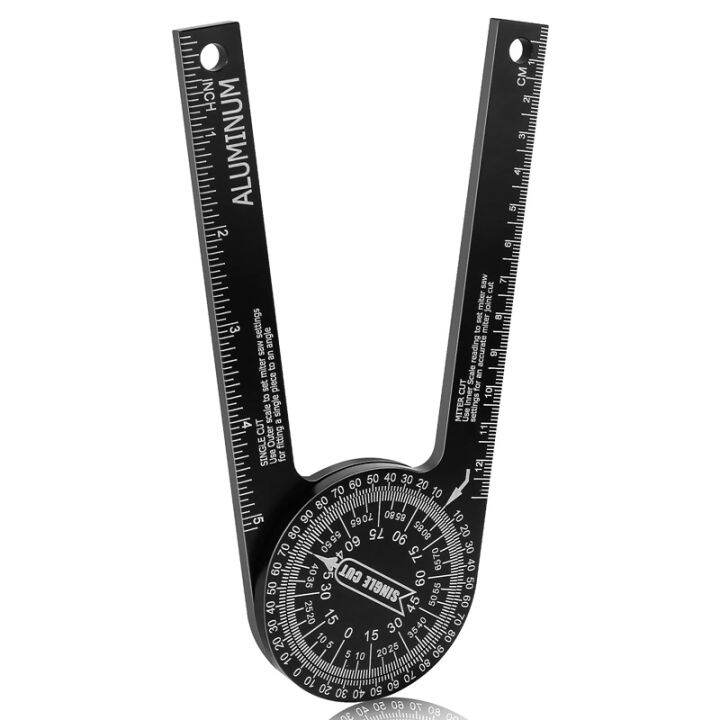 Miter Saw Protractor ,Aluminum Angle Finder, Protractor for Crown