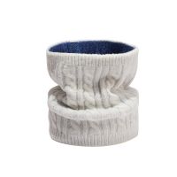 ┅ Brush Hair Neck Scarf Womens Mens Scarf Winter Double Thick Knitted Round Ring Infinite Scarf Warm Fleece Neck Warmers for Men