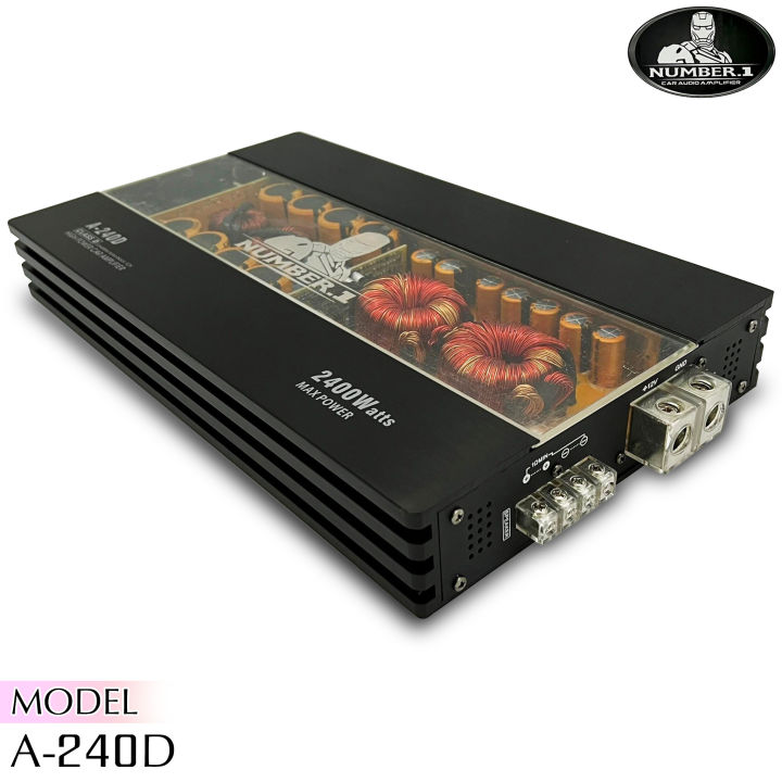 number-a-240d-เพาเวอร์แอมป์คลาสดี-เครื่องเสียงติดรถยนต์-amp-ติดรถยนต์-class-d-2400w-สำหรับเพิ่มพลังเสียงเบสให้ดุดันยิ่งขึ้น-ให้เสียงเบสหนัก