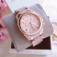 【มีสต็อก】 MK5166 MK ดั้งเดิม MK5943นาฬิกาผู้หญิงสแตนเลสรันเวย์
