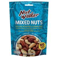 Promotion ⏰ Nut Walker Deluxe Roasted Unsalted Mixed Nuts 150g. / นัทวอล์คเกอร์มิกซ์นัทเดอลุกซ์ไม่ใส่เกลือ 150กรัม