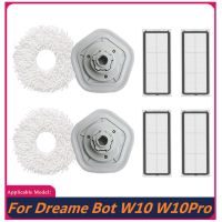 8Pcs for Dreame W10/W10 Pro Robot Vacuum Cleaner Washable HEPA Filter Mop Cloth Replacement Spare Parts