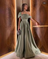 【jw】♨∏๑  Shoulder Evening Dresses Floor Length Formal Prom Gowns Abendkleider