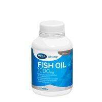 Mega FISH OIL 1000mg 100 CAP ผลิตภัณฑ์เสริมอาหารน้ำมันปลา 1000 มก.