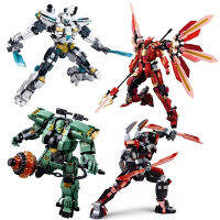 วิศวกรรมเกราะชุดซูเปอร์หุ่นยนต์แปซิฟิกริม B RACER ฟีนิกซ์ต่อสู้ Mechs อาคารอิฐบล็อกภาพยนตร์ตัวเลขรุ่นของเล่นเด็ก