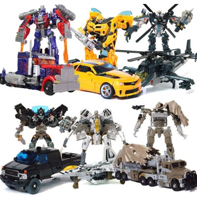 HAIZHIXING 18Cm Cool Transformation Toys Robot Car Anime Action Figure Aircraft Model Plastic ABS Kids Toy H603 NO BOX