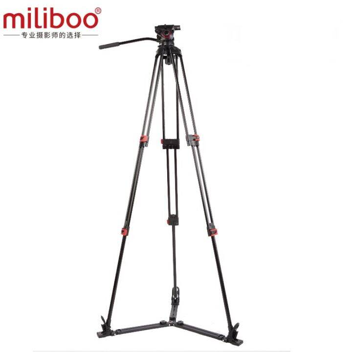 miliboo-mtt609a-งานหนักระดับมืออาชีพหัวไฮดรอลิกกล้องลูกบอลขาตั้งกล้องสำหรับกล้องวิดีโอ-ขาตั้งกล้องดีเอสแอลอาร์รับน้ำหนักขาตั้งกล้องวิดีโอสูงสุด15กก