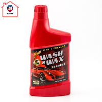 แว็กซี่ วอช แอนด์ แว็กซ์ แชมพูล้างรถสูตรผสมซิลิโคนแว็กซ์ ขนาด 1000 ซีซี Wash &amp; Wax 2 in 1 Formula WAXY 1000 ml รหัสสินค้า li1867pf