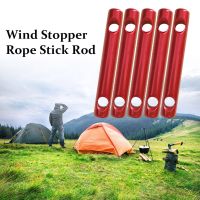 4pcs / Set Awning Rope Fastener Adjuster Non Slip Wind Rope Buckle Runner Cord Tightener Camping Tent Stopper Tensioner