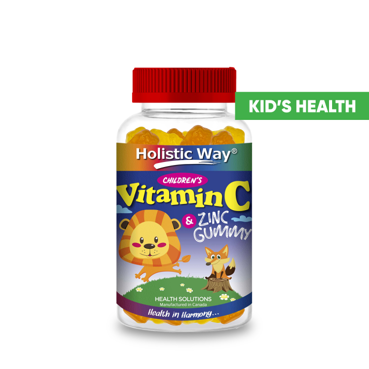 Holistic Way Children's Vitamin C & Zinc Lion Gummy (90 Gummies ...