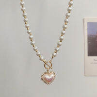 vivinatural Love clavicle chain มุกหรูหรา clavicle chain light หรูหรารัก clavicle chain