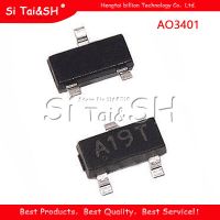 50PCS AO3401 SOT23 A19T SOT-23 P-Channel 4.2A / 30V MOS FET แพทช์หลอด