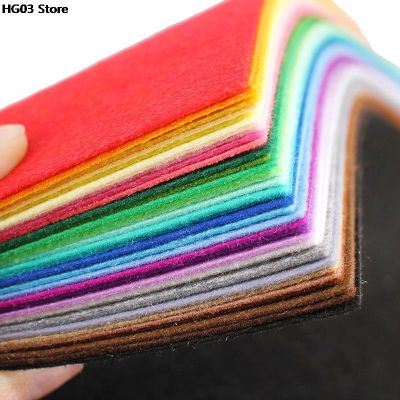 hot！【DT】 20/40PcsNonwoven Needlework Felt Fabric Patchwork Bundle for Kids Scrapbooking Sewing Crafts Quilting Sheet 2022