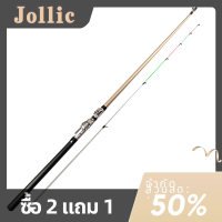 Jollic คันเบ็ดตกปลาไฟเบอร์กลาสแบบมีปลั๊กแบบหางอ่อนคันเบ็ดตกปลายาว1.3เมตร1.5เมตร1.8เมตรยาว2.1เมตร