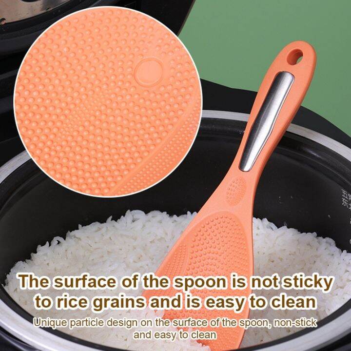 pp-material-rice-spoon-non-stick-rice-high-temperature-stainless-steel-handle-rice-spoon-household-kitchen-accessories