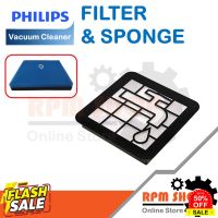 HomeLove99 FILTER &amp; SPONGE แผ่นกรองเครื่องดูดฝุ่น สำหรับเครื่องดูดฝุ่น PHILIPS รุ่น FC9350 , FC9351 เครื่องดูดฝุ่นไร้สาย เครื่องดูดฝุ่นในรถ เครื่องดูดฝุ่น ถูพื้น