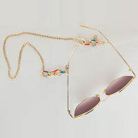 Fashion Elegant Non-slip Gold Glasses Chain Lanyard Metal Plating Anti-fall Women Accessories