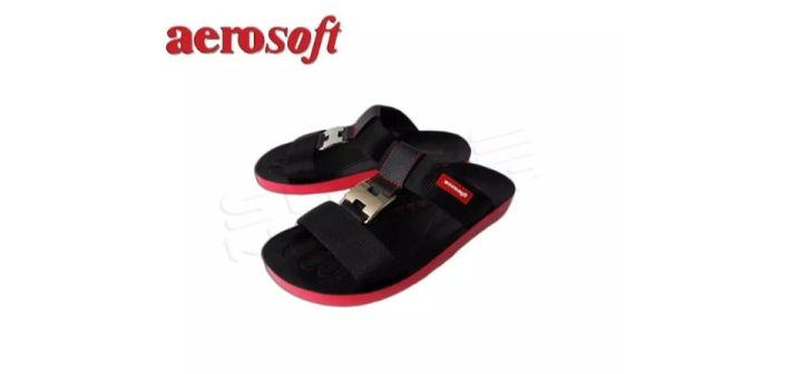 รองเท้าเตะเด็กผู้ชายสีแดง Aerosoft รุ่น BB5016