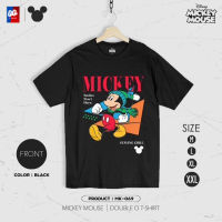 [ส่งฟรี] เสื้อยืด Mickey Mouse มิกกี้เมาส์ รุ่น MK-069 ลิขสิทธิ์แท้ วอลต์ ดิสนีย์ สีดำ เสื้อ Disney แท้ [M,L,XL,2XL]