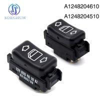 Sorghum Left/Right Side Power Window Switch Button A1248204610 A1248204510 For Mercedes Benz E-Class W124 S-Class W126 W201 W463