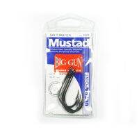 Mustad 10829NP-BN เบ็ดตกปลาทะเลดั้งเดิมเหยื่อตกปลาปลาเฮอริ่งปลาสเตอร์เจียนตะขอตกปลามหาสมุทร PAGEBASS เหยื่อปลอม LYG3824