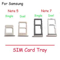 สำหรับ Samsung Galaxy Note 5 7ซิมช่องเสียบบัตรที่ใส่ถาดซิมเครื่องอ่านการ์ดซ็อกเก็ตแบบเปลี่ยนตำแหน่ง