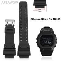 สปท์☽สายนาฬิกาเรซินเหมาะสำหรับ Casio GX-56SLG-1DR Tali Jam Tangan Silikon สายรัดข้อมือแบบนิ่ม22มม. X 32มม.