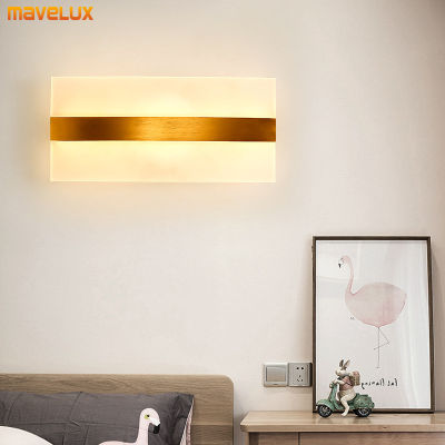Simple Arcylic LED Wall Light Silver For Bedside Bedroom Corridor Kitchen Dining Room Gallery Coffee Bar Aisle Indoor Night Lamp