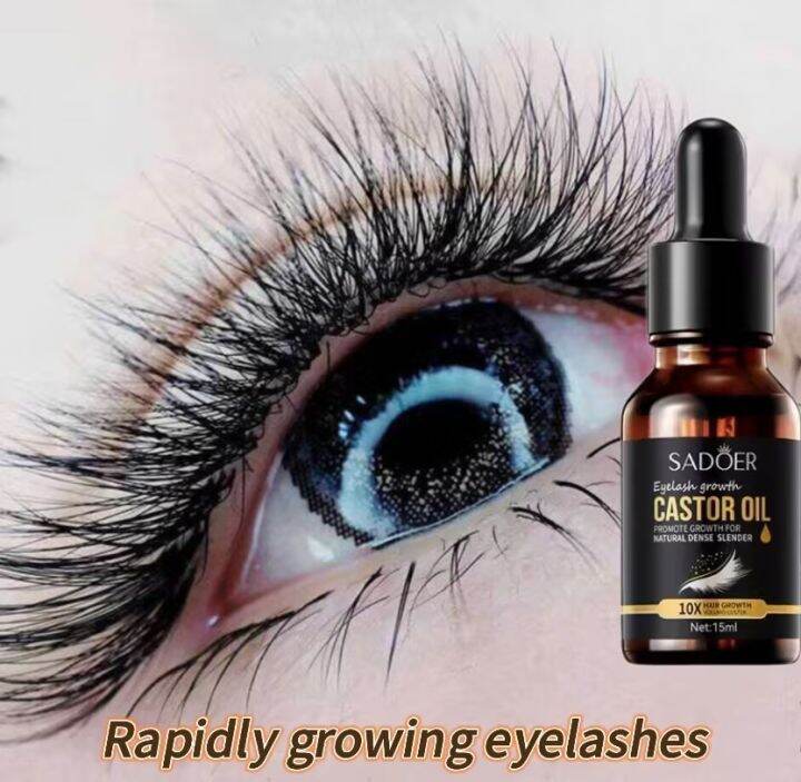 Natural Castor Oil Eyebrow Growth Serum 15ML pampakapal ng kilay