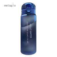 Metagio 750Ml แบบพกพากระบอกน้ำ Gym Travel Clear BPA Free Leakproof ขวดน้ำดื่ม