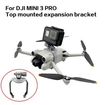 for DJI MINI 3 PRO Accessories Top Expansion Adapter Bracket 1/4 Screw Action Camera Mounting Bracket