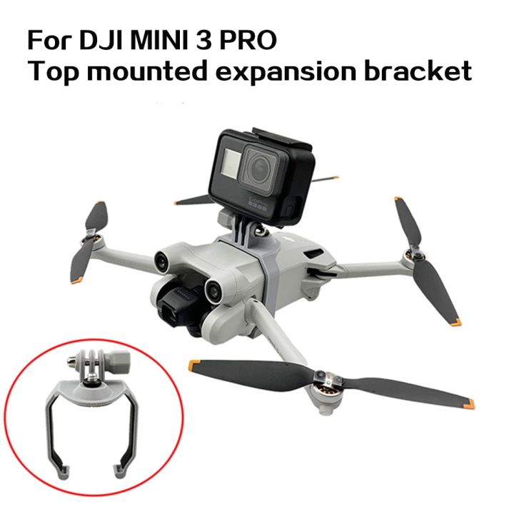 for-dji-mini-3-pro-accessories-top-expansion-adapter-bracket-1-4-screw-action-camera-mounting-bracket