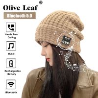 【CW】 Winter Bluetooth Headphone Hat Stereo Wireless Earphone Sport Music Knitted Headset Cap With Microphone Works On All Smartphones