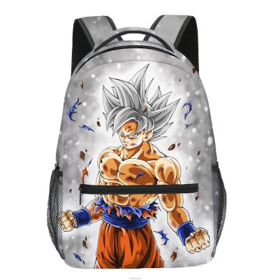 【CC】 Print Backpacks Students Cartoon Anime Goku School Kids Bookbags Bagpack Children Gifts Mochilas