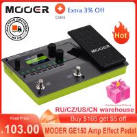 MOOER GE150 Guitar Pedal Amp Modelling&amp;Multi Effects Pedal 55 Amplifier Models 80s Looper Guitar Effect Pedal Guitar Accessories
