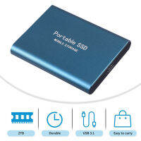 แบบพกพา SSD 1TB ความเร็วสูง Mobile Solid State Drive 500GB จัดเก็บข้อมูลภายนอก Decives Type-C USB 3.1อินเตอร์เฟซสำหรับแล็ปท็อป Pcmac