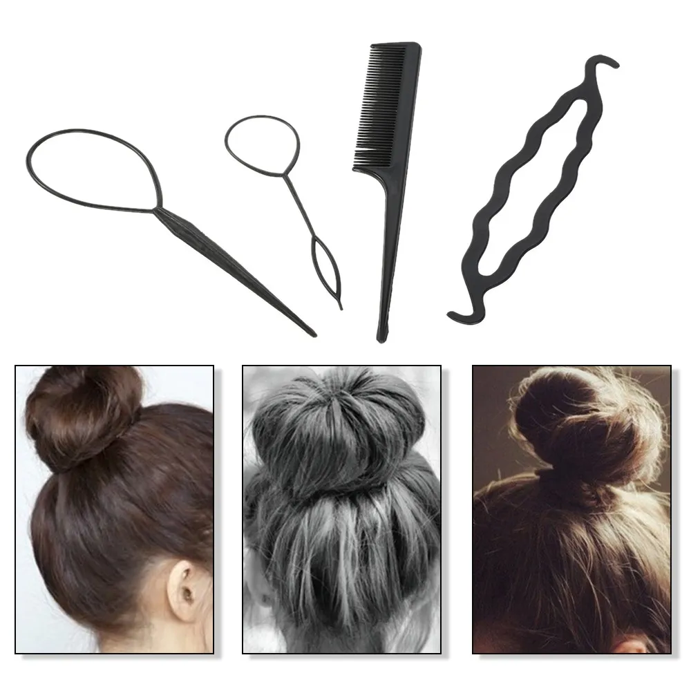 4Pcs Hair Twist Styling Clip Stick Pin Bun Braid Maker Hair Accessories Kit DIY Hair Style Tool | Lazada 4Pcs Hair Twist Styling Clip Stick Pin Bun Braid Maker Hair Accessories Kit DIY Hair Style Tool | Lazada