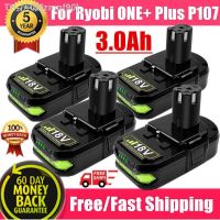 zmnf90 18V 3.0Ah Battery For Ryobi P108 ONE Plus P107 P109 P102 P103 RB18L50 P104 Cordless Tool Battery Replacement